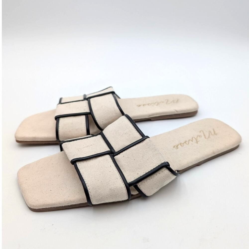 Matisse Biscayne Slide Sandal Open Toe Women's Natural Size US9M EU39.5